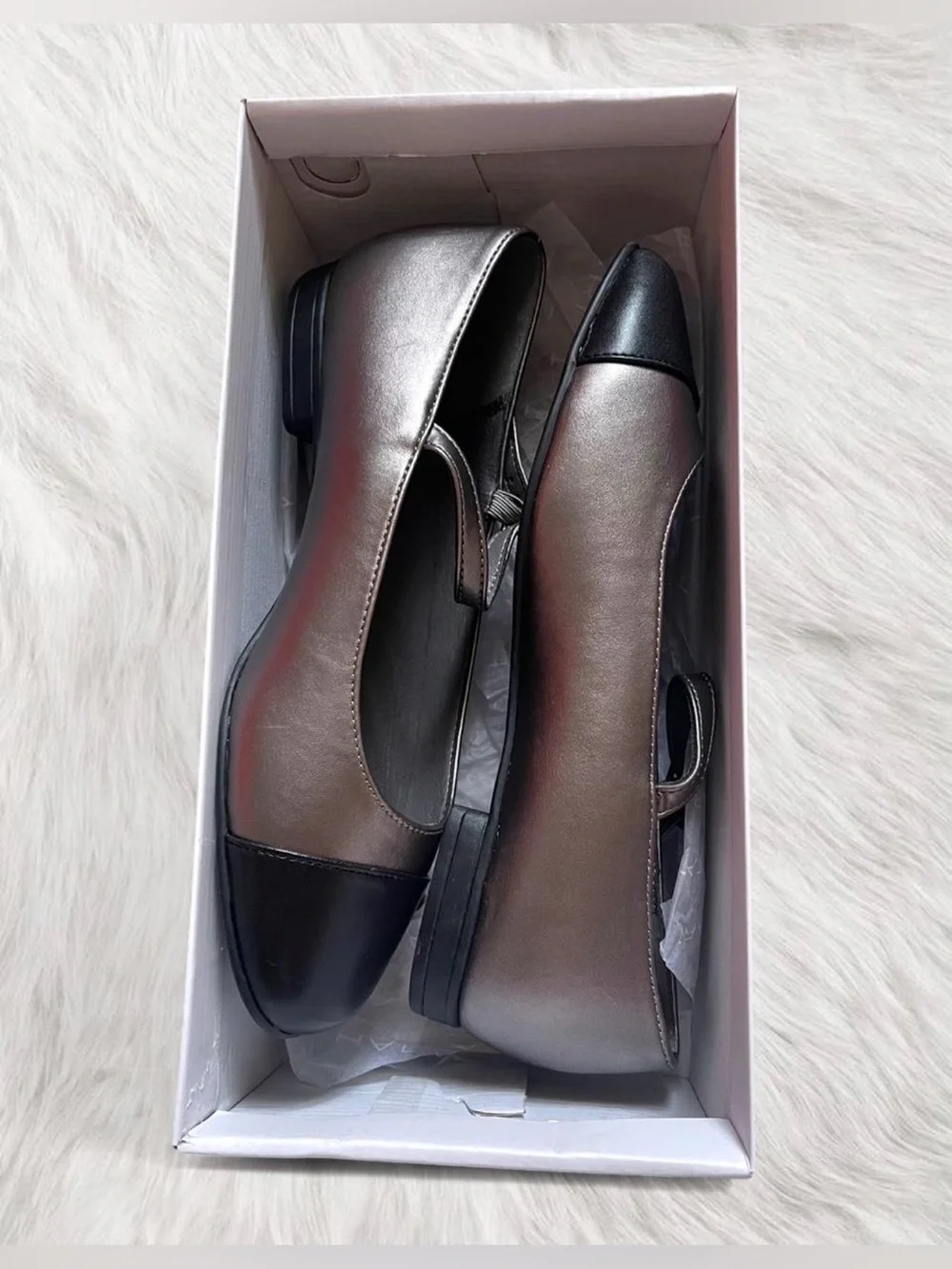 Tahari Mary Jane Flats